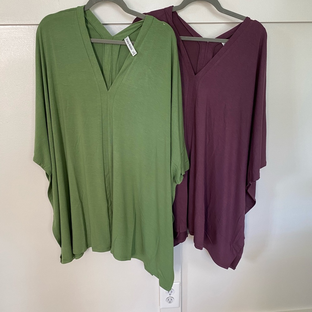 Ponchos with arm openings!